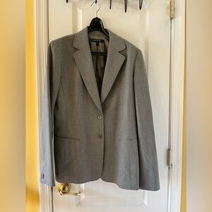 Lafayette 148 New York Gray Blazer